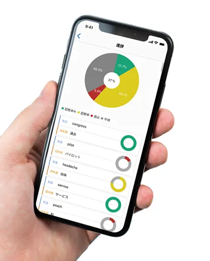 Monoxer アプリ画面